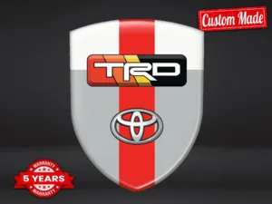 Toyota Domed Decals Sticker Car Max Lasting Pro Style
